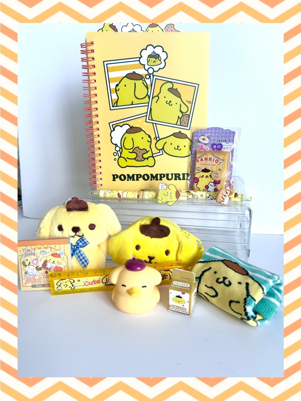 💛(POM357) Pompompurin Adorable 11-Piece Fun Bundle!